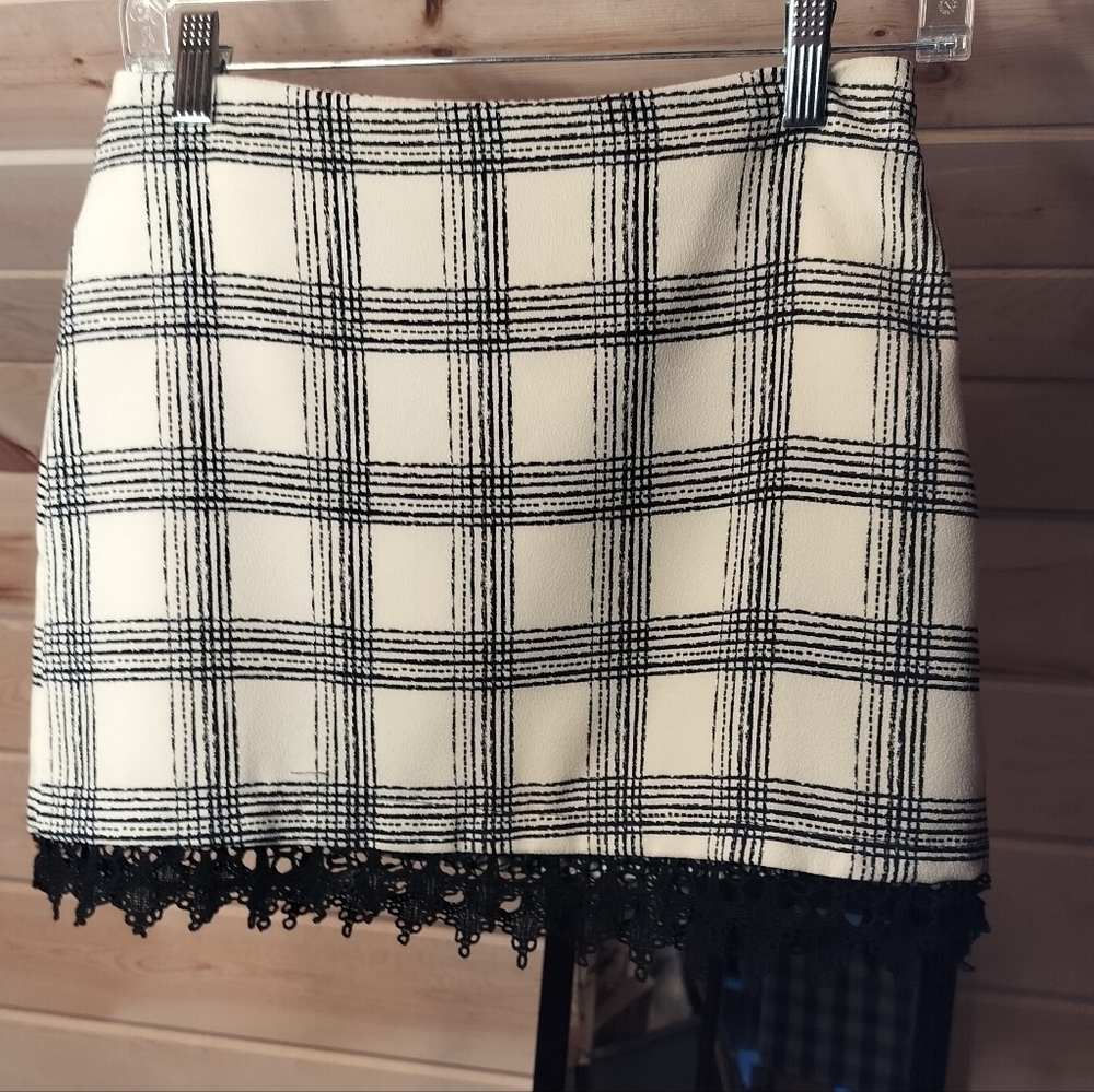 Lush Plaid Skirt